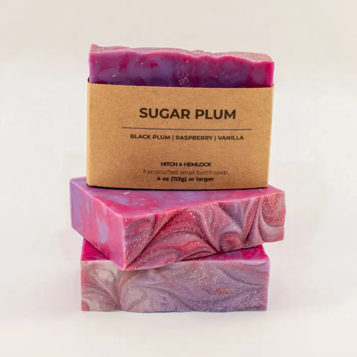 Sugar Plum raspberry plum vanilla soap